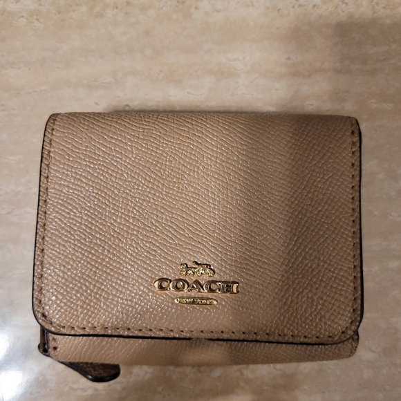 Coach Crossgrain Leather Katy Satchel 2553 With Matching Wallet EUC (Mauve) - Picture 13 of 16